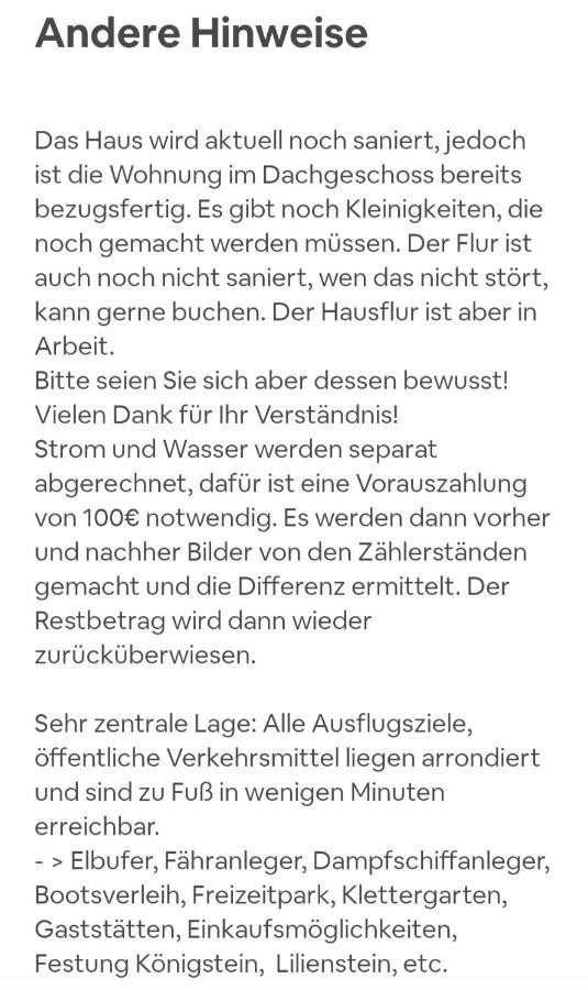 Kirchblick Apartman Königstein an der Elbe Kültér fotó